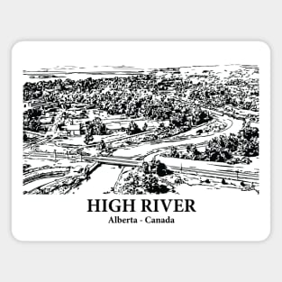 High River - Alberta Magnet